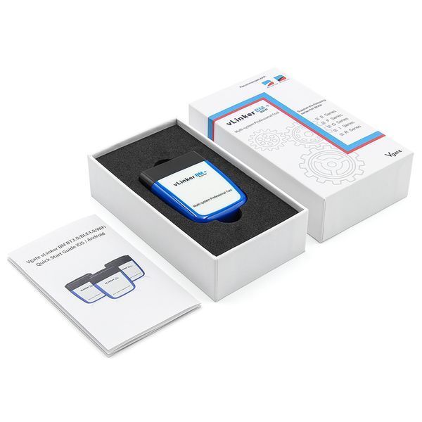 Автосканер Vgate vLinker BM+ ELM327 v2.2 Bluetooth 4.0 для BMW/MINI, Android/iOS B0117 фото