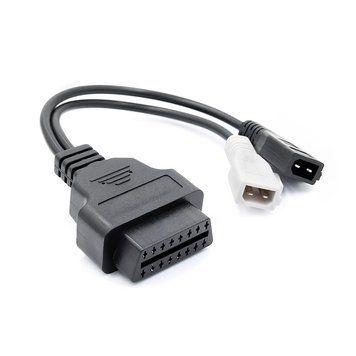 Переходник VAG 2x2 на OBD2 16 pin для Audi VW Skoda Seat до 1996&ndash;1997 г. A0029 фото