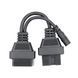 Перехідник Mitsubishi Hyundai 12 pin на OBD2 16 pin для діагностики авто A0025 фото 3