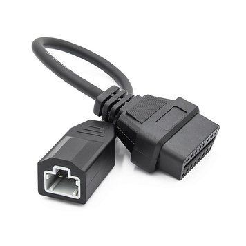 Переходник Honda 3 pin на OBD2 16 pin для диагностики авто A0023 фото