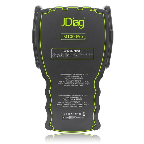 Автосканер JDiag M100 Pro для мотоциклів, скутерів і квадроциклів, OBD2, EFI B0176-1 фото