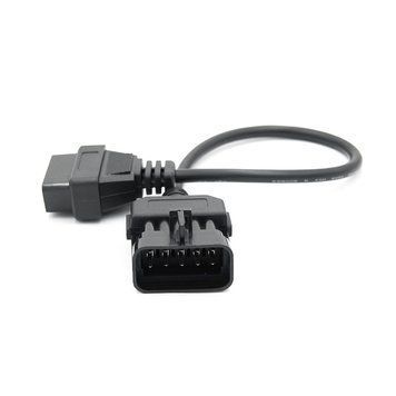 Переходник Opel 10 pin на OBD2 16 pin для диагностики авто A0026 фото