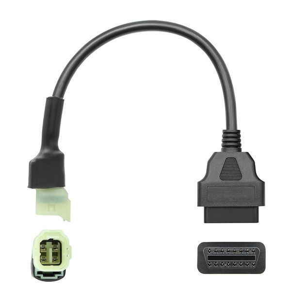 Переходник Honda 4 pin на OBD2 16 pin для диагностики мотоциклов A0150 фото