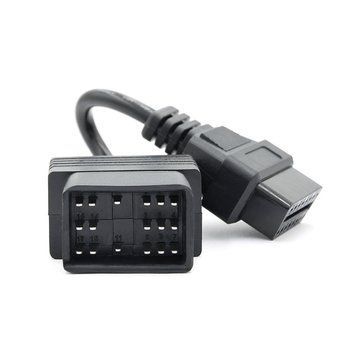Переходник Toyota 17 pin на OBD2 16 pin для авто до 2001 года A0027 фото