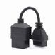 Переходник Toyota 17 pin на OBD2 16 pin для авто до 2001 года A0027 фото 6