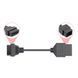 Переходник Toyota 17 pin на OBD2 16 pin для авто до 2001 года A0027 фото 2