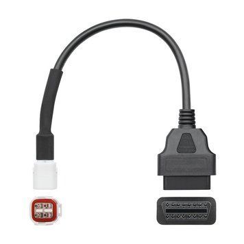 Перехідник Yamaha 4 pin на OBD2 16 pin для діагностики мотоциклів Yamaha A0153 фото