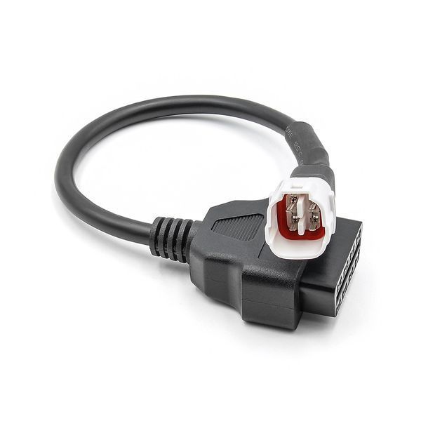 Переходник Yamaha 4 pin на OBD2 16 pin для диагностики мотоциклов Yamaha A0153 фото