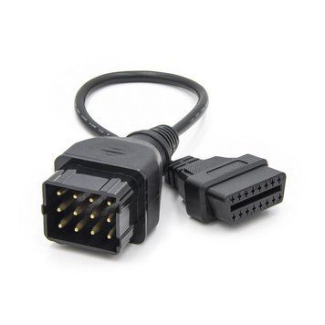 Переходник GAZ 12 pin на OBD2 16 pin для диагностики авто A0044 фото