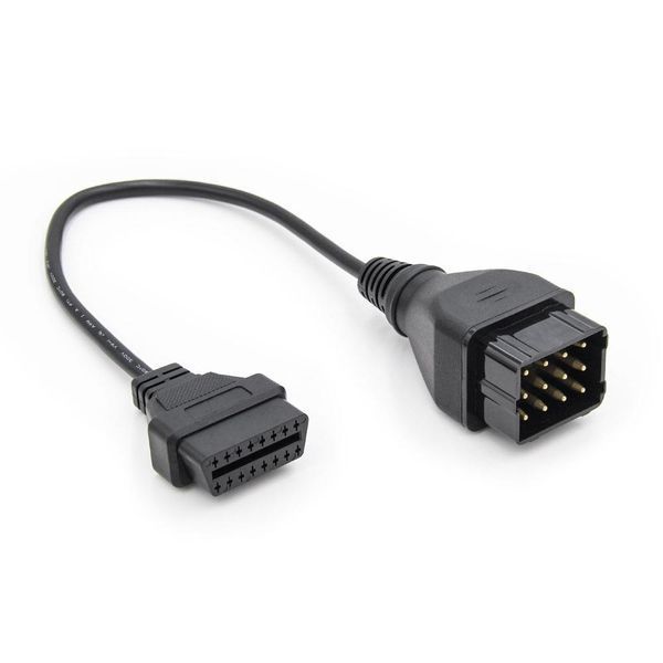 Перехідник GAZ 12 pin на OBD2 16 pin для діагностики авто A0044 фото