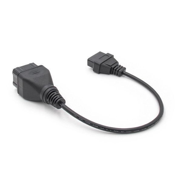 Перехідник GAZ 12 pin на OBD2 16 pin для діагностики авто A0044 фото