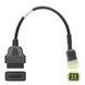 Кабель Kawasaki 6 pin на OBD2 16 pin для диагностики мотоциклов Kawasaki A0163 фото 1