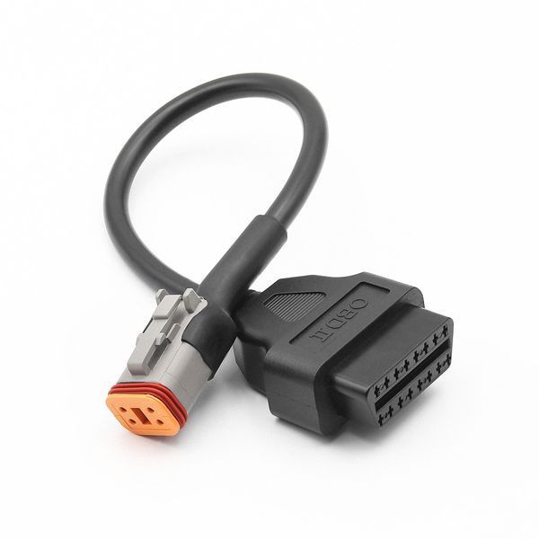 Переходник Harley Davidson 4 pin CAN на OBD2 16 pin для Softail, Dyna, Touring, Sportster A0181 фото