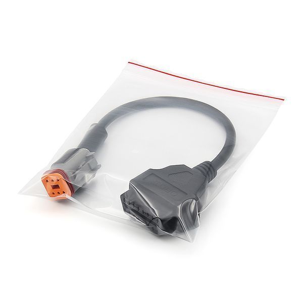 Кабель Harley Davidson 6 pin CAN на OBD2 16 pin для Softail, Dyna, Touring, Street A0182 фото
