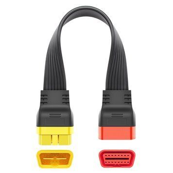 Кабель-удлинитель OBD2 16 pin папа-мама для автосканера J0001 фото