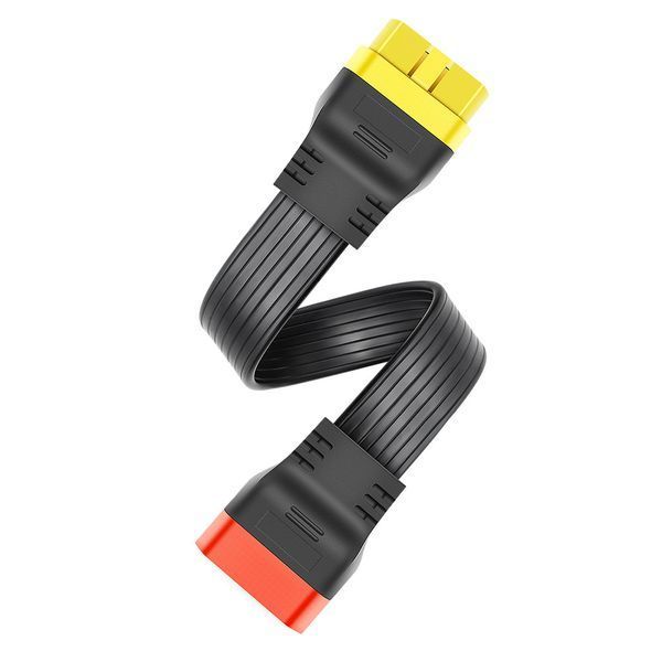 Кабель-подовжувач OBD2 16 pin папа-мама для автосканера J0001 фото