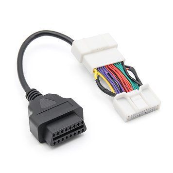 Переходник Tesla Model 3/Y 26 pin + 26 pin на OBD2 16 pin для авто 2019&ndash;2021 A0184 фото