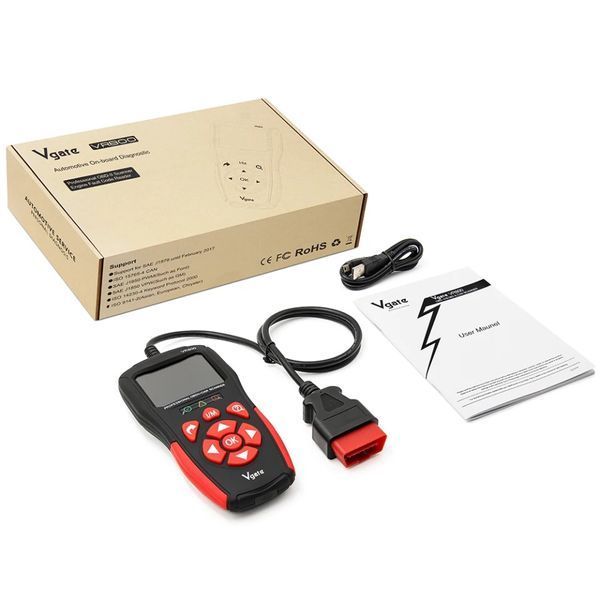 Автосканер Vgate VR800 OBD2 автономний з дисплеєм 2.8", CAN/UDS B0129 фото