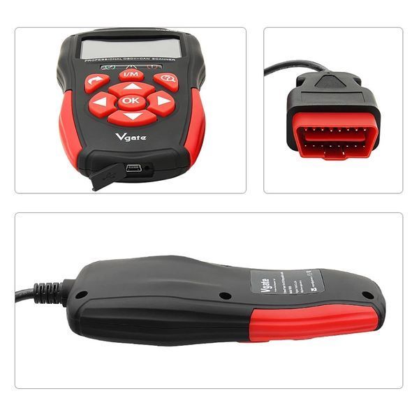 Автосканер Vgate VR800 OBD2 автономний з дисплеєм 2.8", CAN/UDS B0129 фото