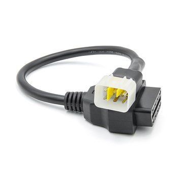 Перехідник DELPHI 6 pin на OBD2 16 pin для Benelli, Sinnis, Lexmoto A0151 фото