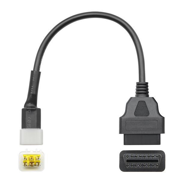 Перехідник DELPHI 6 pin на OBD2 16 pin для Benelli, Sinnis, Lexmoto A0151 фото