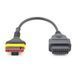Перехідник Benelli 6 pin на OBD2 16 pin для діагностики мотоциклів Benelli Sagem A0267 фото 3